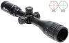 Firefield FF13043 Tactical Matte Black 3-12x40mm AO 1" Tube Illuminated Red/Green Mil-Dot Reticle