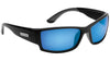 Flying Fisherman 7717BSB Razor Matte Black Blue Mirror Sunglasses