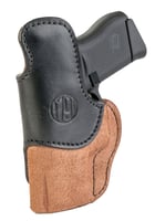 1791 Gunleather RCH3BLBR RCH IWB Size 03 Black/Brown Leather Belt Clip Compatible W/Ruger LC9/1911/Glock 43/43X Right Hand