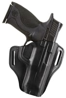 Bianchi 23998 57 Remedy OWB Size 15 Black Leather Belt Slide Fits S&W M&P Shield Right Hand