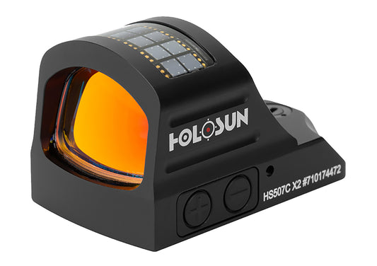 Holosun HS507CX2 HS507C X2 Black Anodized 0.63 X 0.91 2 MOA Red Dot/32 MOA Red Circle Multi Reticle