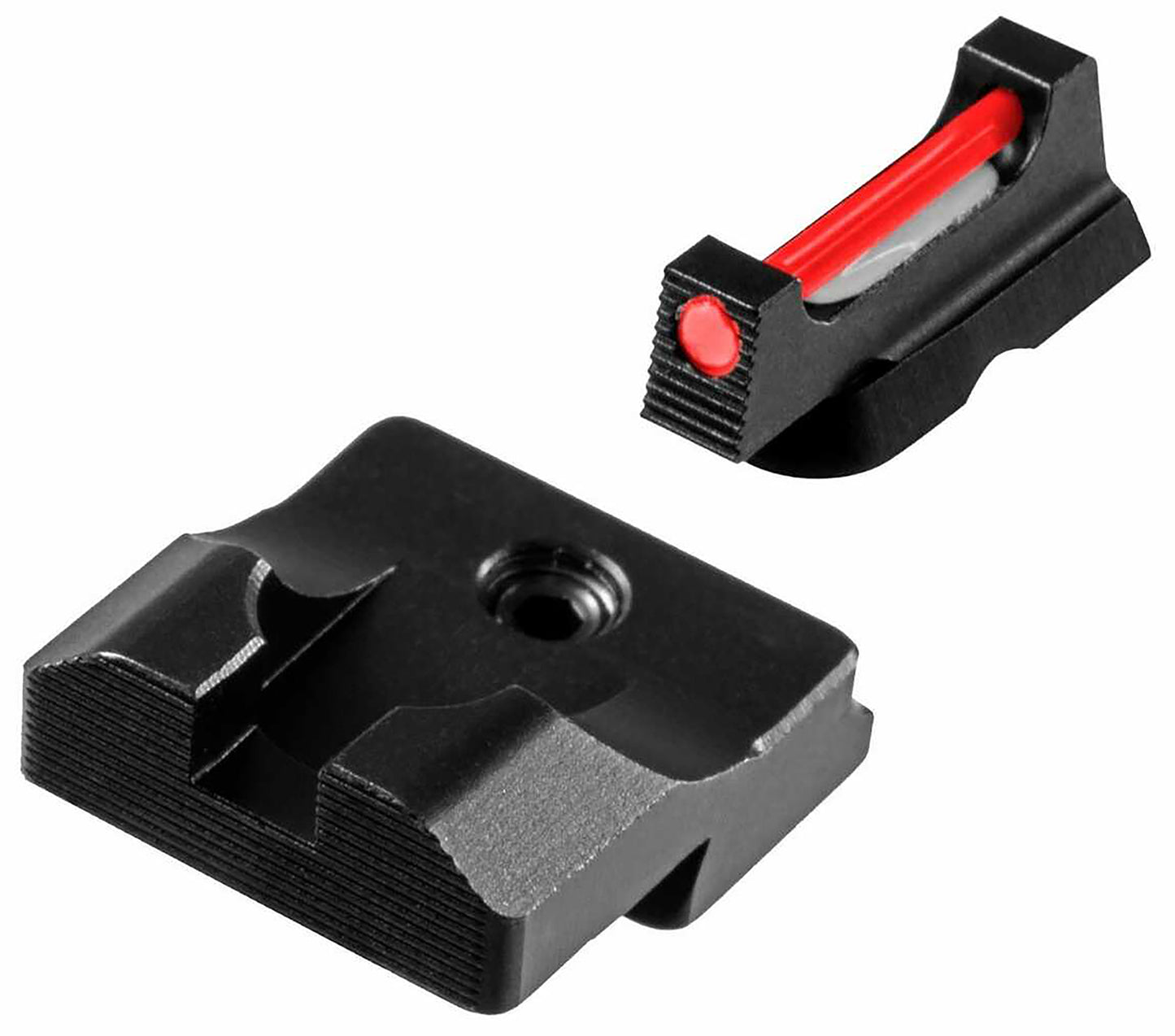 TruGlo TGTG132WQ Fiber-Optic Pro Black | Red Fiber Optic Front Sight