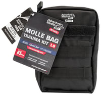 Adventure Medical Kits 20640299 MOLLE Bag Trauma Kit 1.0 Treats Injuries/Illnesses Black