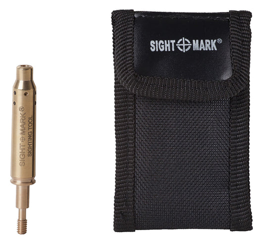 Sightmark SM39043 Boresight Red Laser For 300 Blackout/ 7.62x35mm Brass Includes Battery Pack & Carrying Case