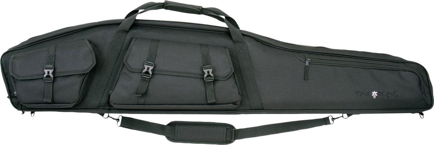 Tac Six 10949 Velocity Rifle Case 55" Black Endura With 600D Polyester & Lockable Zipper