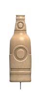 Birchwood Casey 3DSTBTL 3D Stake Target Beige Bottle 6 Pack
