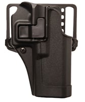 Blackhawk 410563BKR Serpa CQC OWB Size 63 Matte Black Polymer Belt Loop/Paddle Fits S&W M&P Shield 9/40 Right Hand