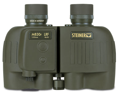 Steiner 2681 M830r LRF 1535nm 8x30mm Floating Prism, Sports-Auto Focus, OD Green Makrolon W/Rubber Armor Features Tripod Mount