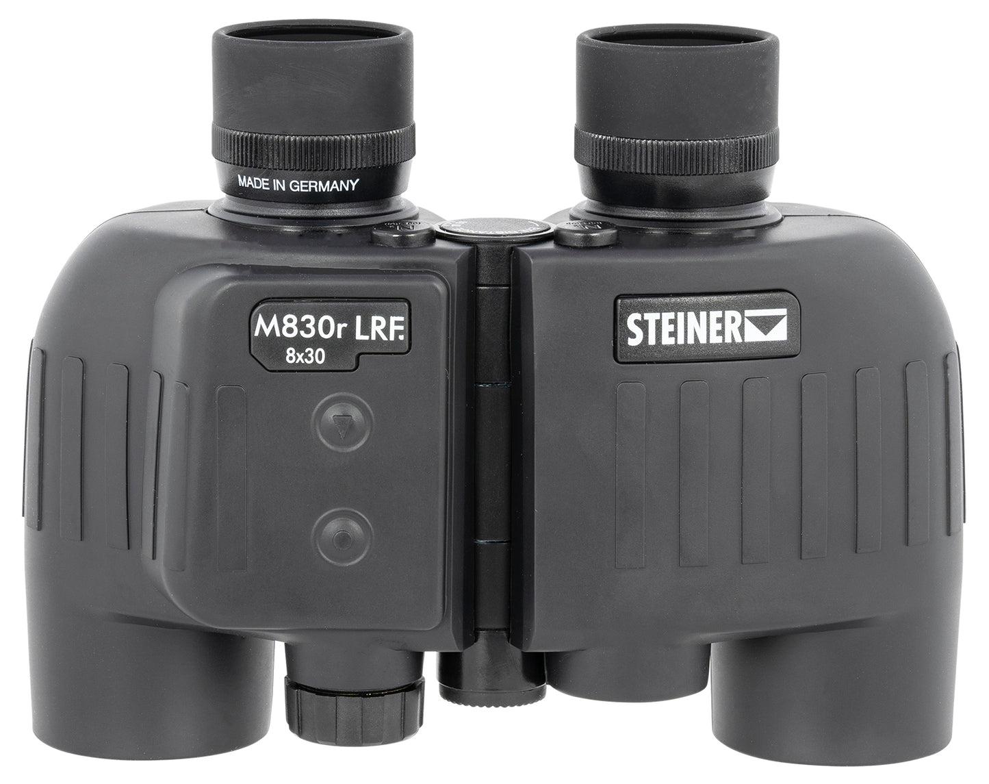 Steiner 2680 M830r Laser Rangefinder 8x 30mm Mil Radian Ranging Reticle, Floating Prism Auto Focus, Black Makrolon W/Rubber Armor