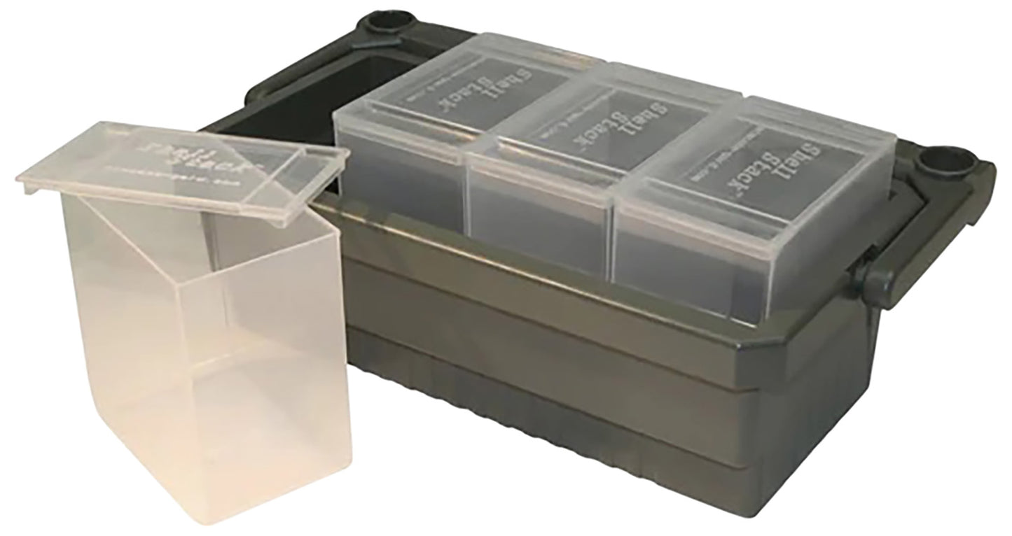 MTM SS25-00 Shell Stack 25-Round Compact Shotshell Storage Box, 12