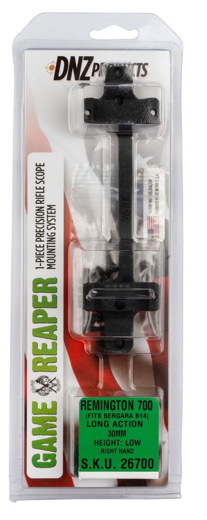 DNZ 26700 Game Reaper-Remington Scope Mount/Ring Combo Matte Black 30mm