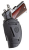 1791 Gunleather 4WH1SBLR 4-Way IWB/OWB 01 Stealth Black Leather Belt Clip Fits 3-4" Barrel 1911