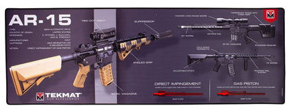 TekMat TEKR44AR15WPD AR-15 Weapons Platform Design Ultra 44 Cleaning Mat AR-15 Weapons Platform Diagram 15