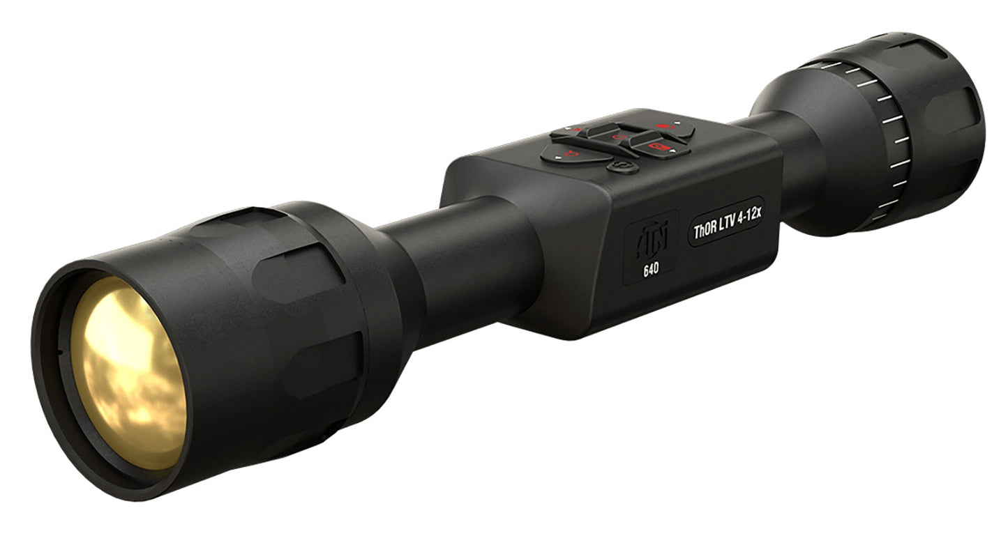 ATN TIWSTLTV650X Thor LTV Thermal Rifle Scope Black 4-12x 50mm Illuminated Multi Reticle 640x480 Resolution