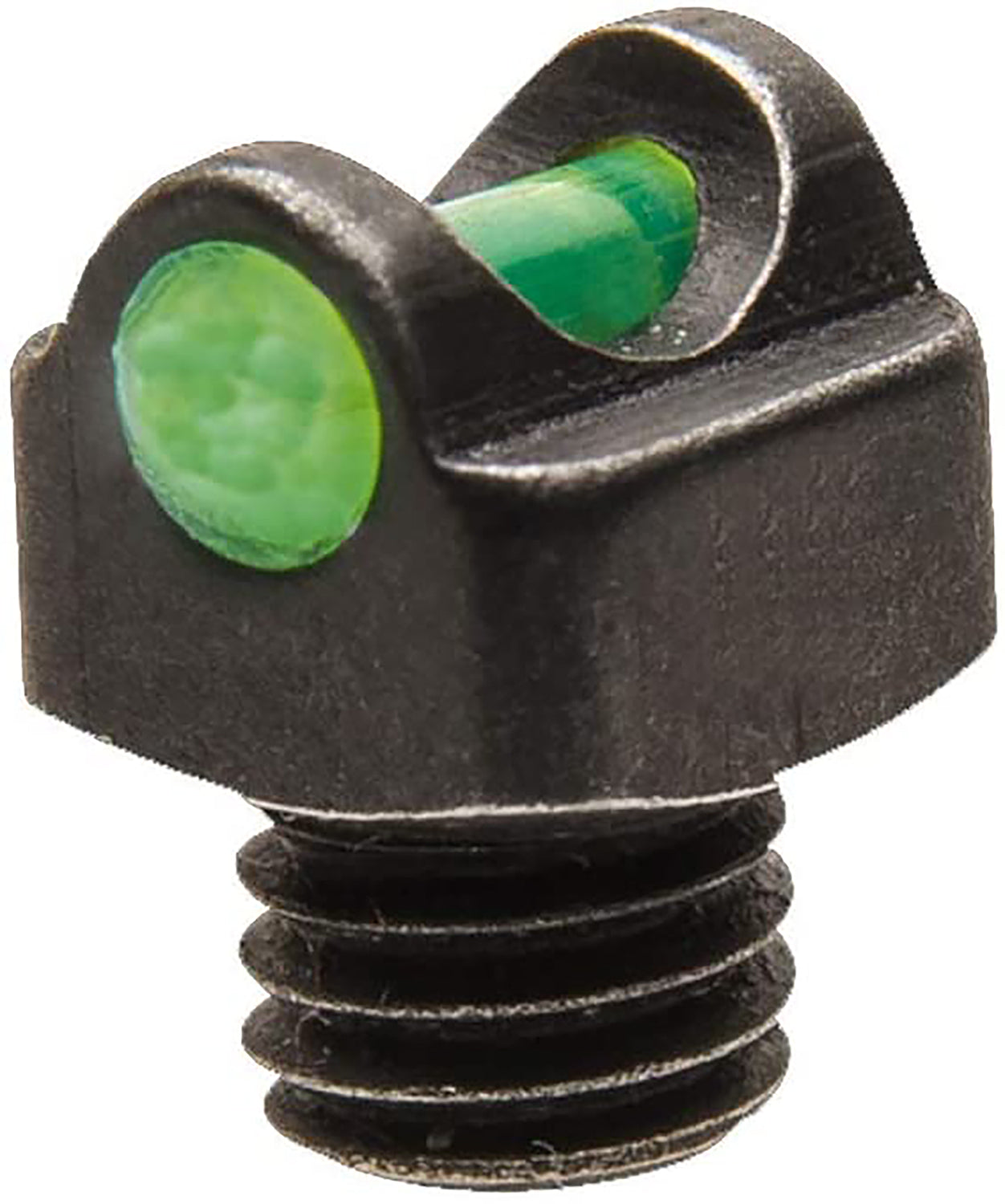 TruGlo TGTG954DG StarBrite Deluxe Bead Black | Green Fiber Optic Front Sight 2.6mm Threads