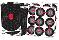 Birchwood Casey 35725 Dirty Bird Combo Pack Silhouette/Bullseye Paper Target 12" X 18" 8 Per Pkg