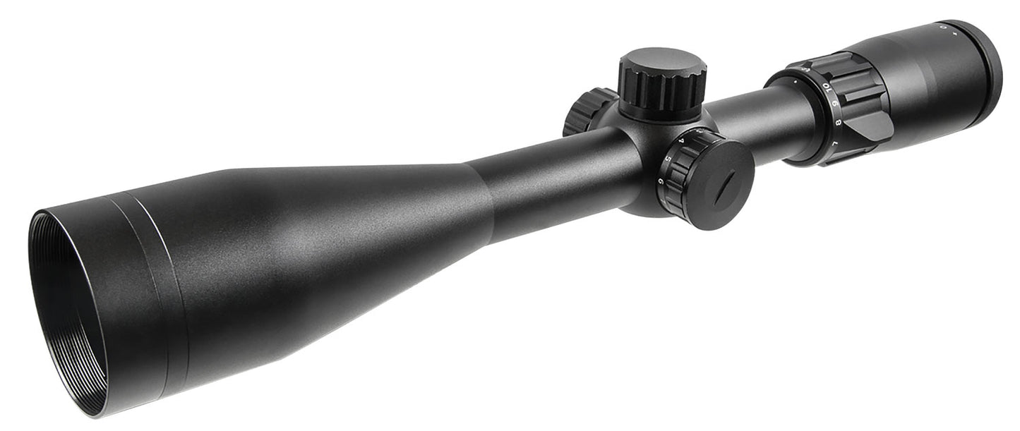 TruGlo TG-8539BIB Intercept Black Anodized 3-9x42mm 1" Tube Illuminated BDC Reticle