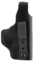 DeSantis Gunhide 033BAE1Z0 Dual Carry II IWB/OWB Black Leather Belt Clip Compatible W/Glock 26/ Walther PPS Right Hand