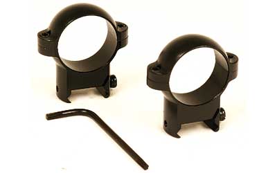 BURRIS HIGH 1" ZEE RINGS BLK