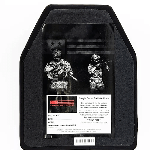 Level III STAND ALONE 2.6 Lbs Ballistic Speed Plate – AmericanBlastSystems